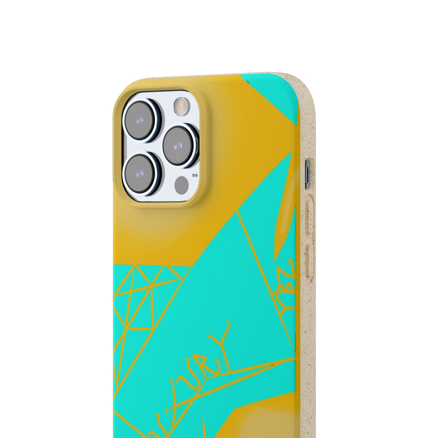 Fundas biodegradables de lujo para iPhone Vybz (azul diamante)