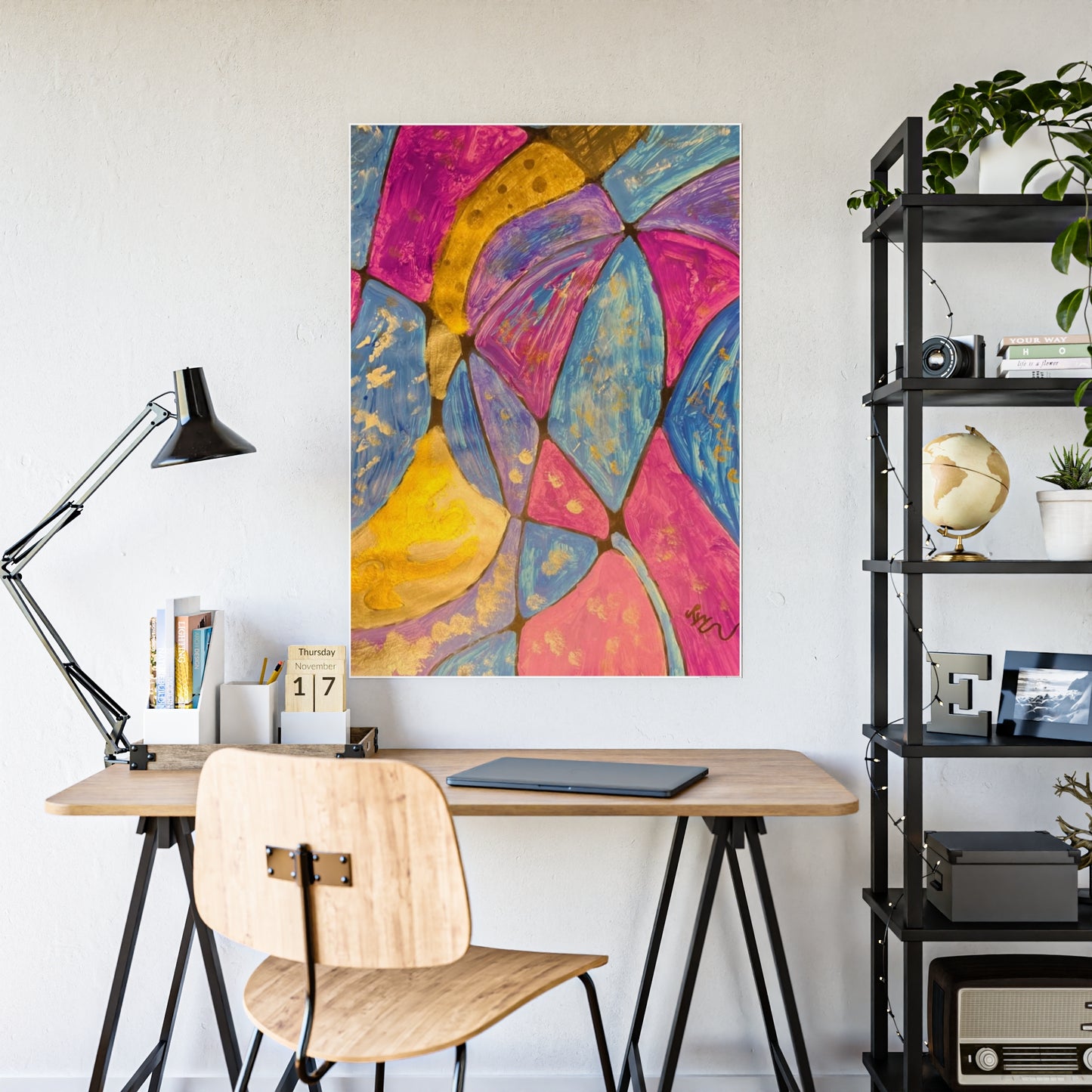Golden Galaxy Patterns - Gloss Posters (CEO Signed)