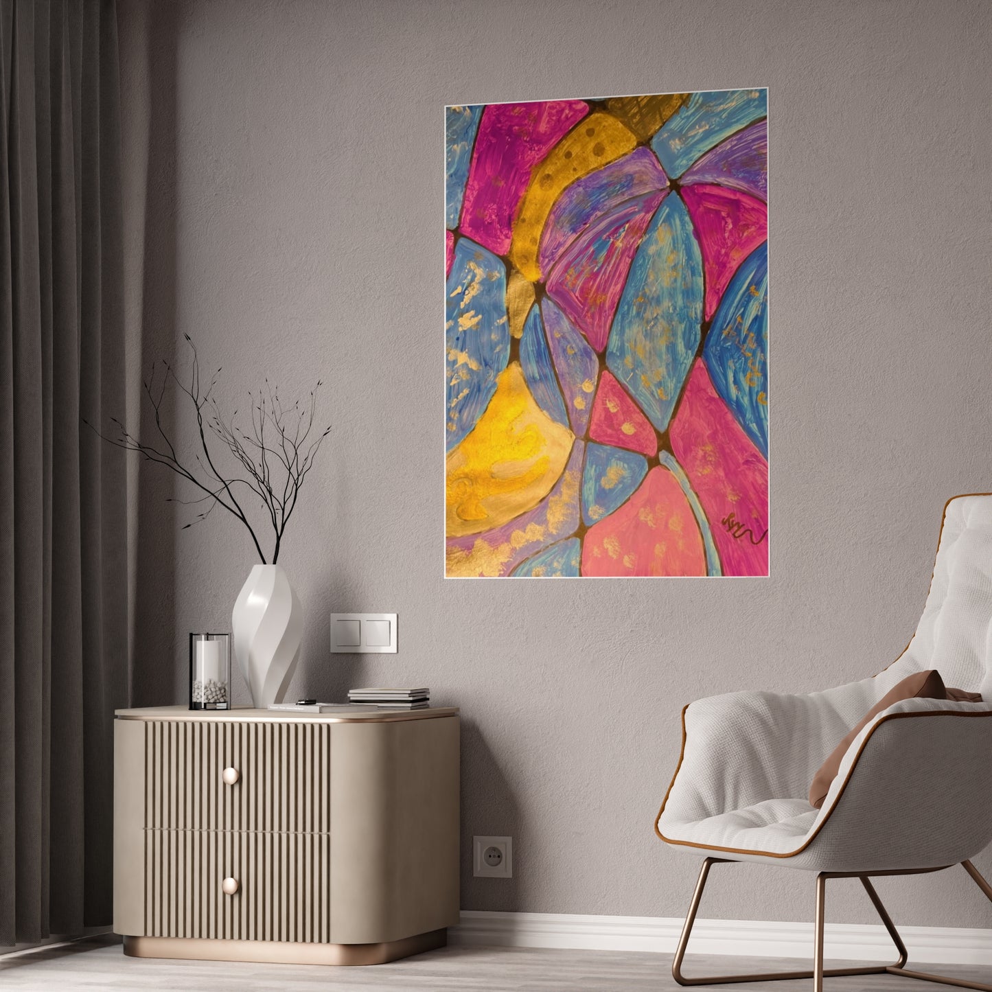 Patrones de galaxias doradas: carteles brillantes (firmados por el director ejecutivo)