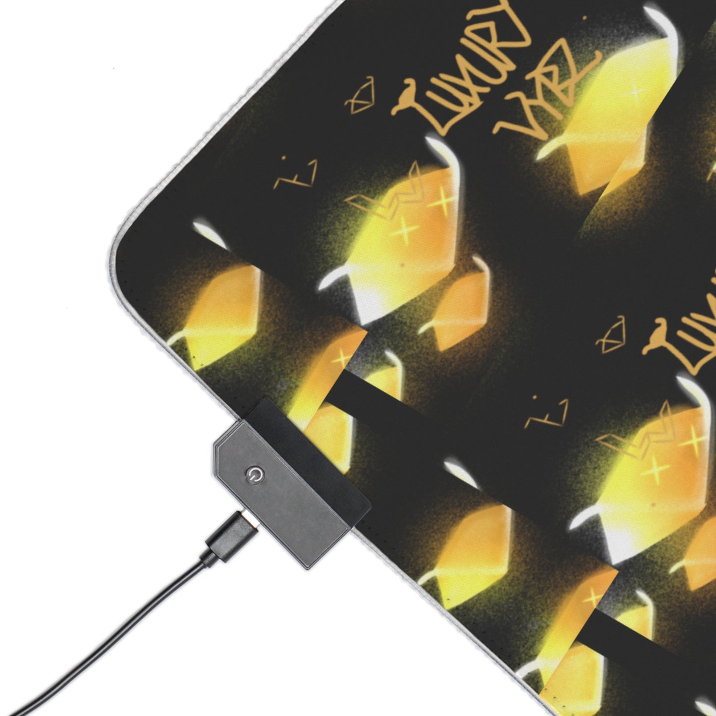 Luxury Vybz (Pattern 1) LED Gaming Mouse Pad