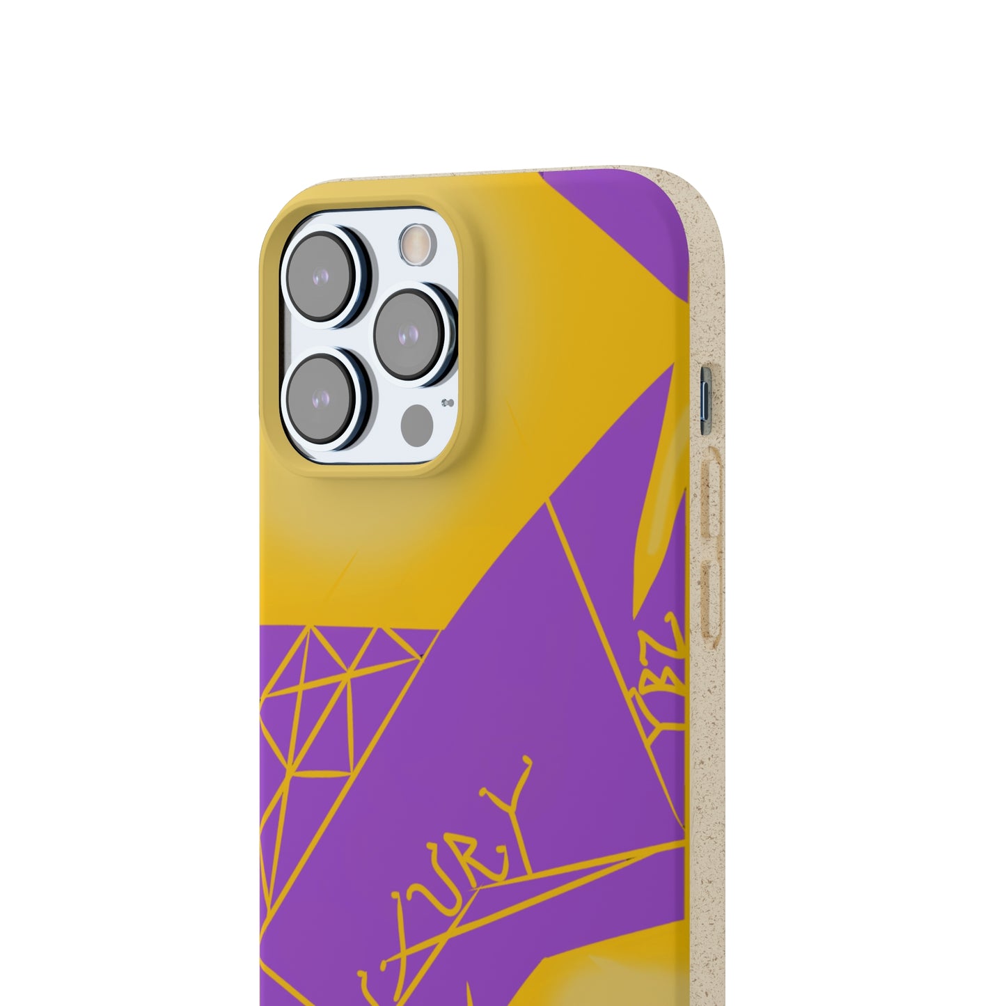 Fundas de lujo biodegradables para iPhone Vybz (morado premium)