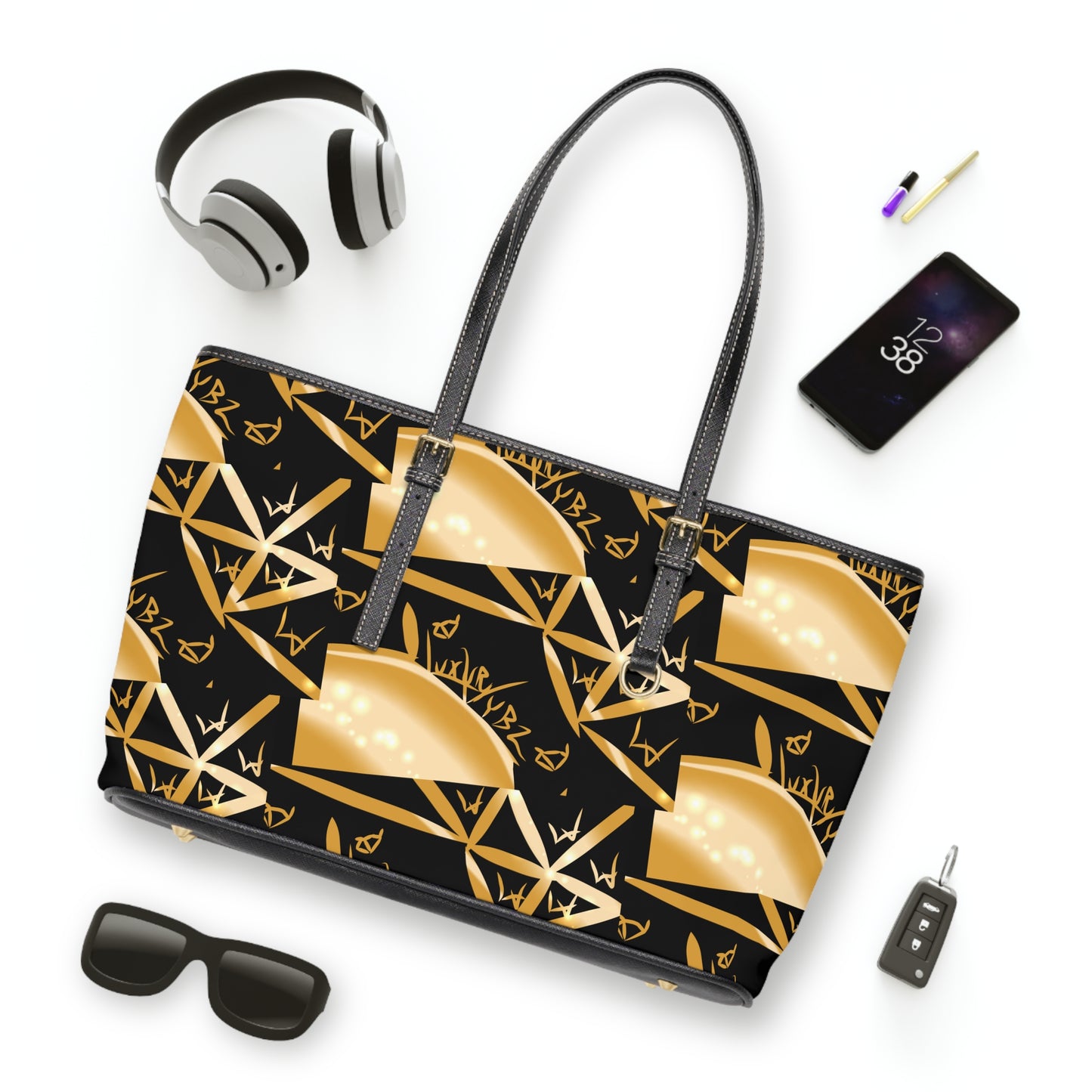 Luxury Vybz (Pattern 2) PU Leather Shoulder Bag