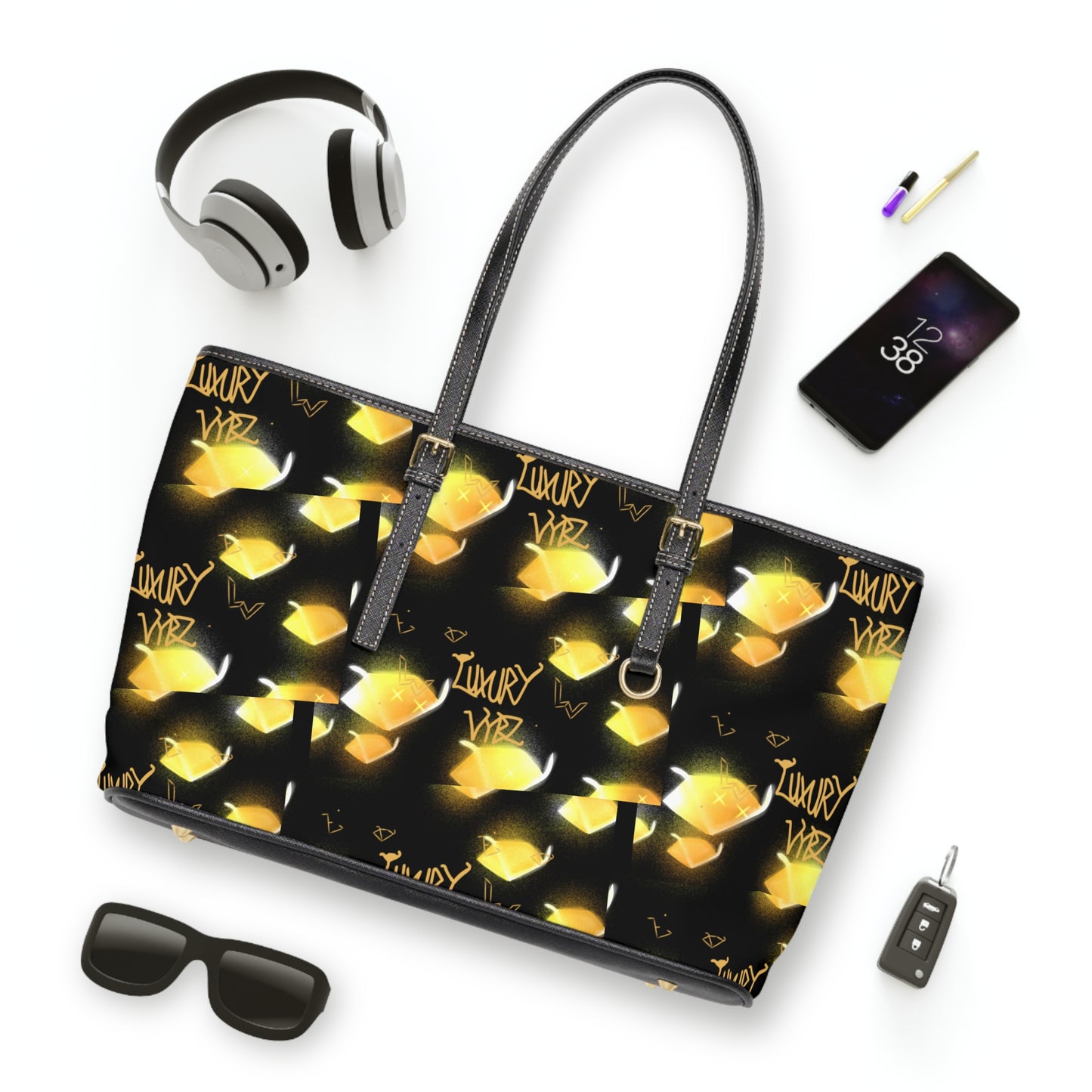 Luxury Vybz (Pattern 1) PU Leather Shoulder Bag