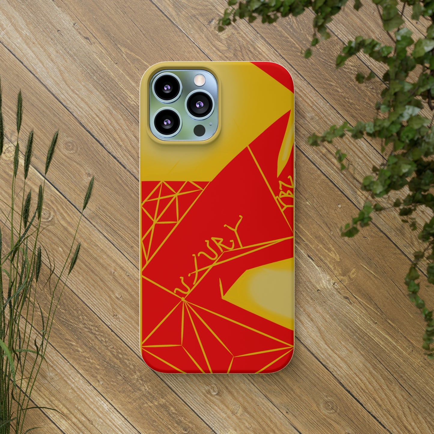 Luxury Vybz (Royal Red) Biodegradable iPhone Cases