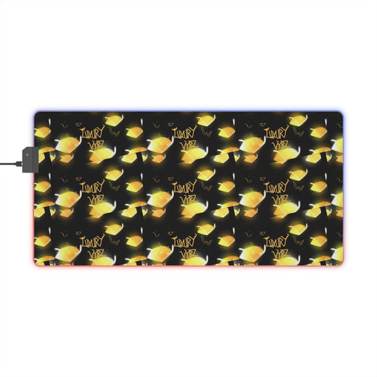 Luxury Vybz (Pattern 1) LED Gaming Mouse Pad