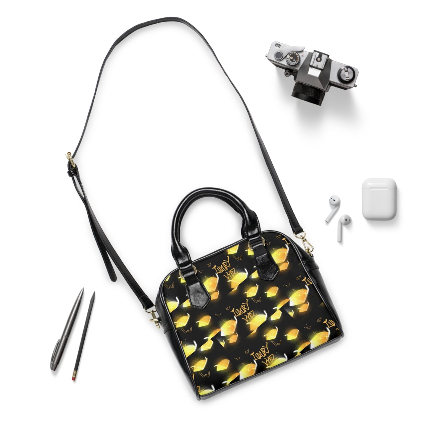 Luxury Vybz (Pattern 1) Shoulder Handbag