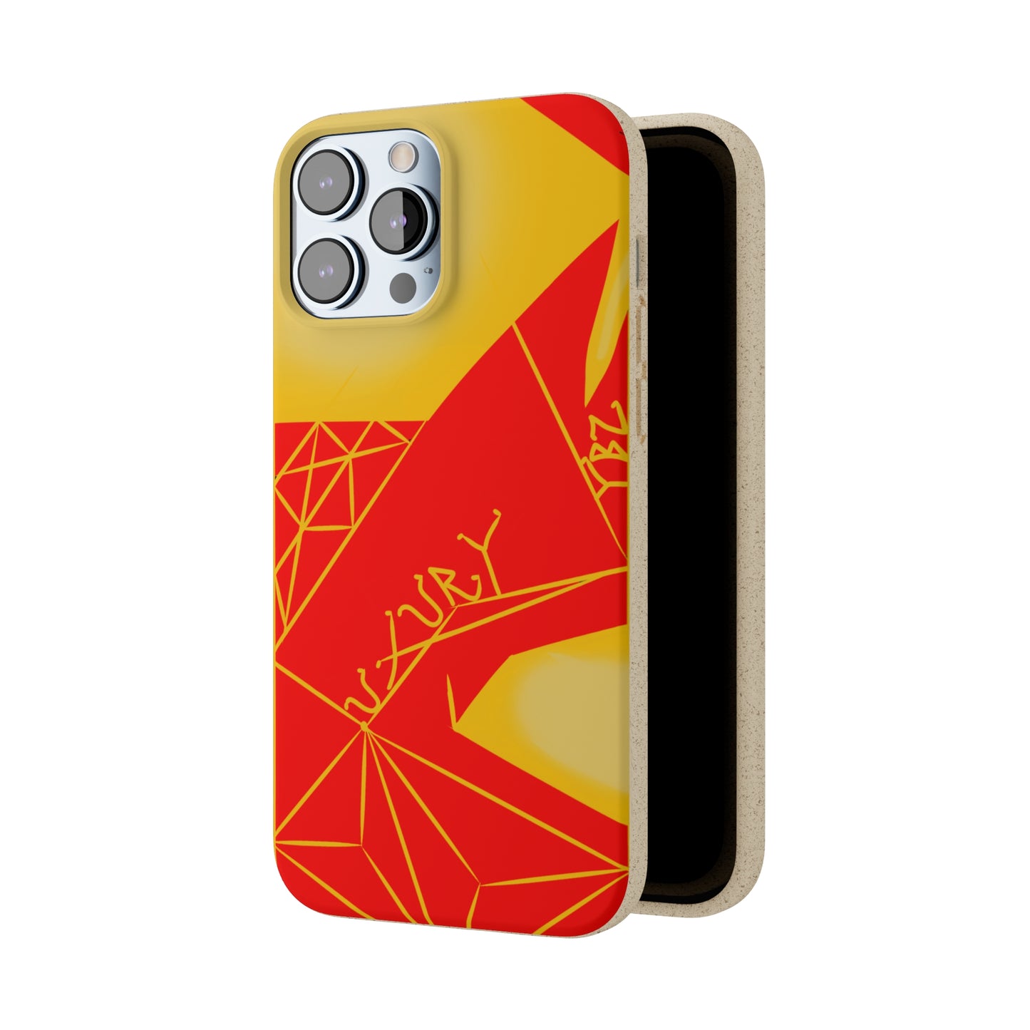 Luxury Vybz (Royal Red) Biodegradable iPhone Cases