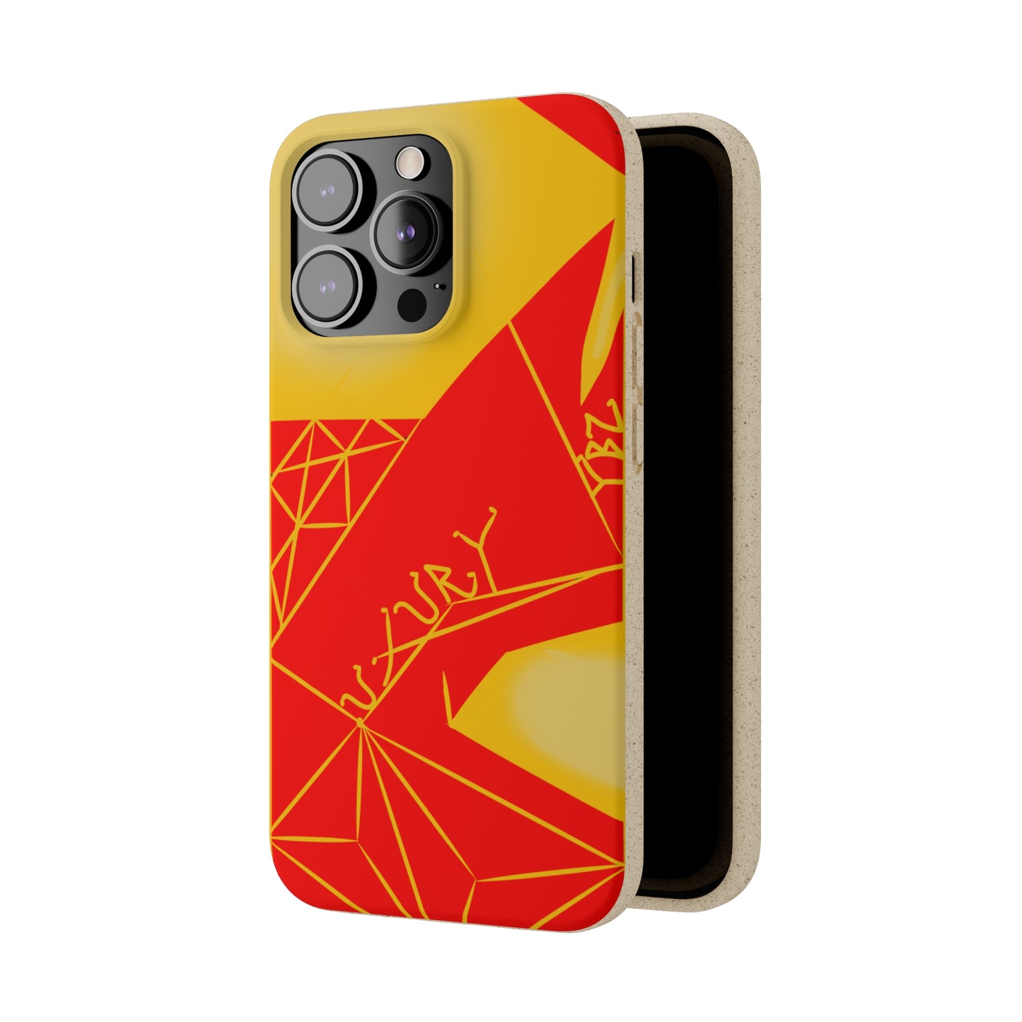 Luxury Vybz (Royal Red) Biodegradable iPhone Cases